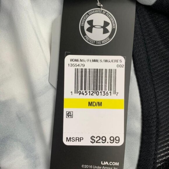 Under Armour Women's Athletic Running Shorts Activewear Gray/Black - Picture 9 of 12